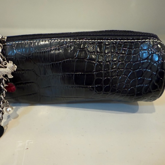 Adorable Liz Claiborne Lined ZIP Charm Bracelet Wristlet - Picture 2 of 9